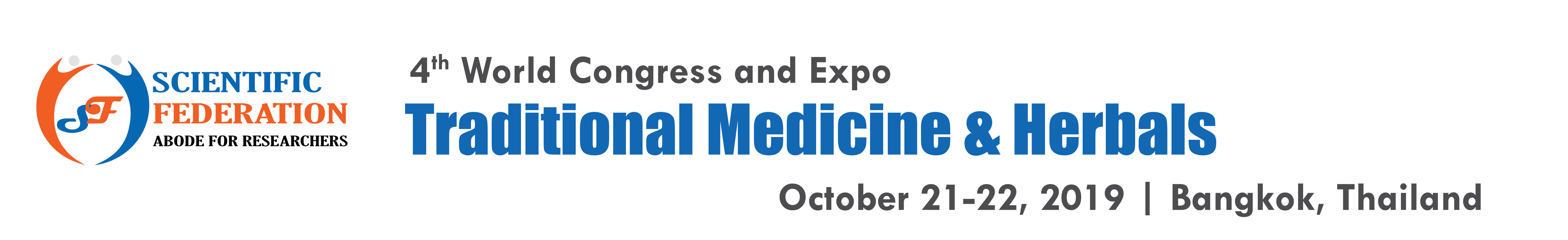 4th World Congress and Expo Traditional Medicine & Herbals 